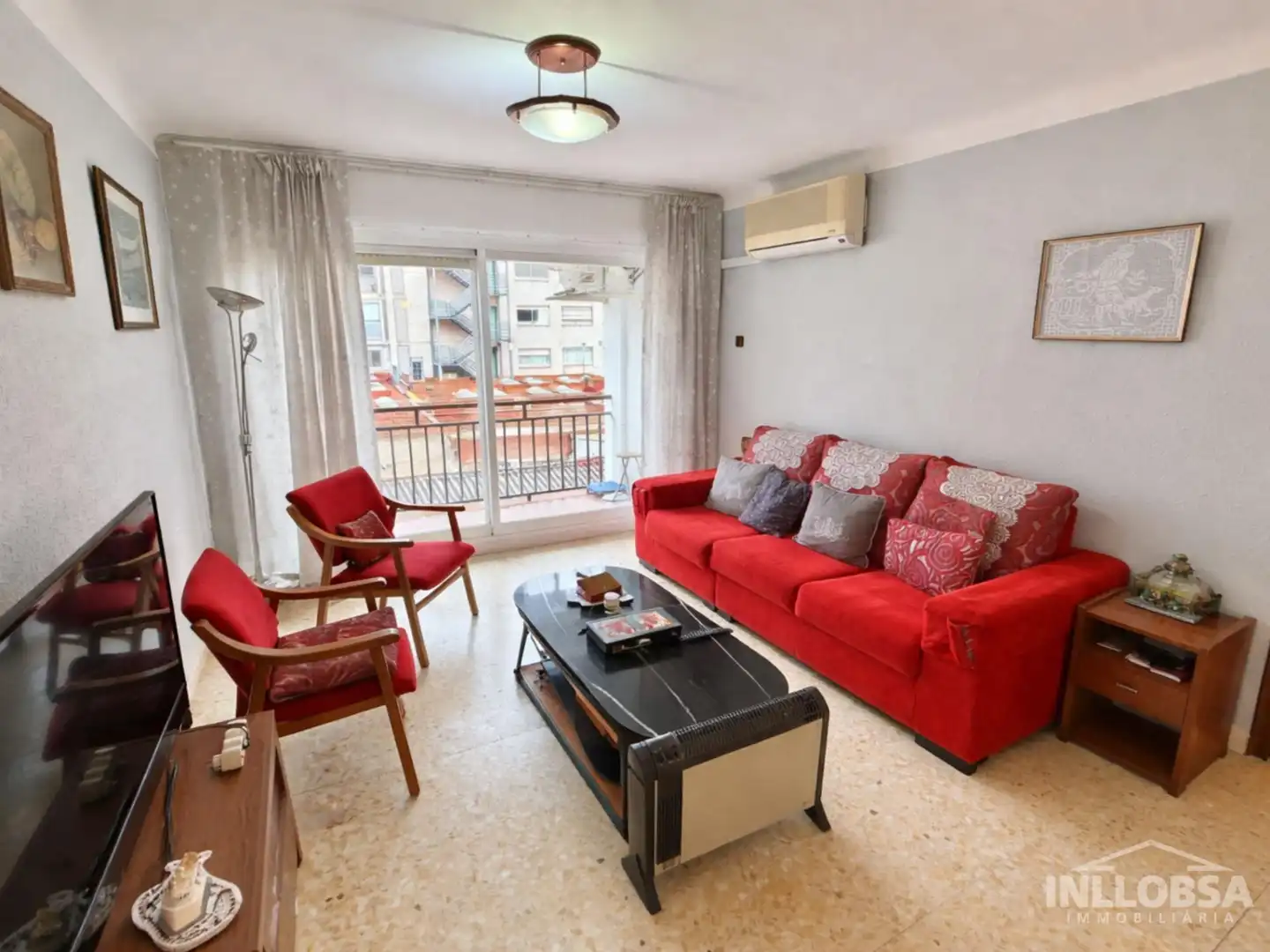 Wohnzimmer von Wohnung zum Verkauf in Manresa mit Heizung, Terrasse und Abstellraum
