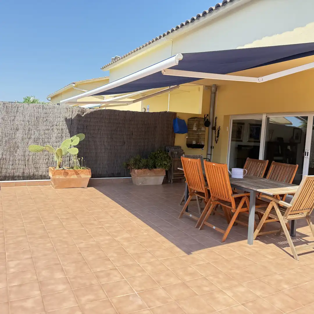 Terrassa de Casa adosada en venda en Sitges amb Calefacció, Jardí privat i Parquet