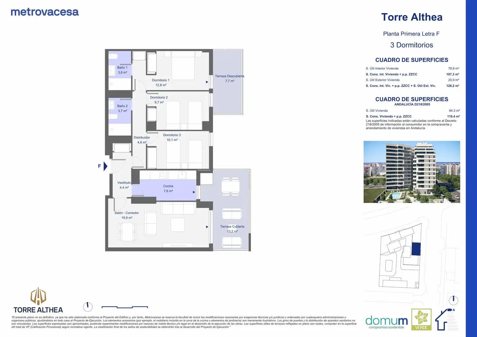Appartement avec piscine à vendre à RMA.. Proyecto de Reparcelación del ARIDSP “LA CRUZ DEL CAMPO”, imagen 2