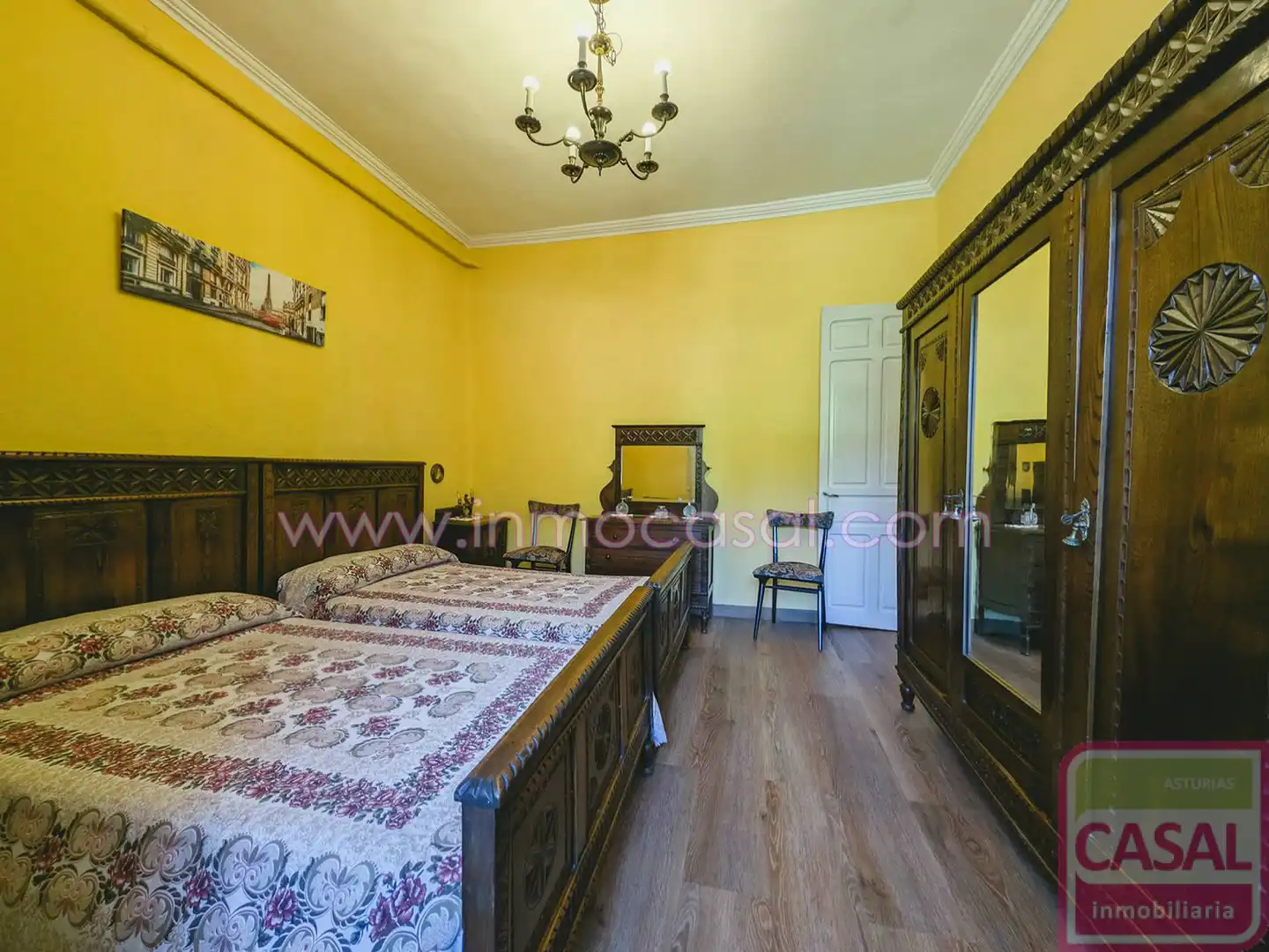 Bedroom of Flat for sale in Mieres (Asturias)  with Heating, Terrace and Storage room