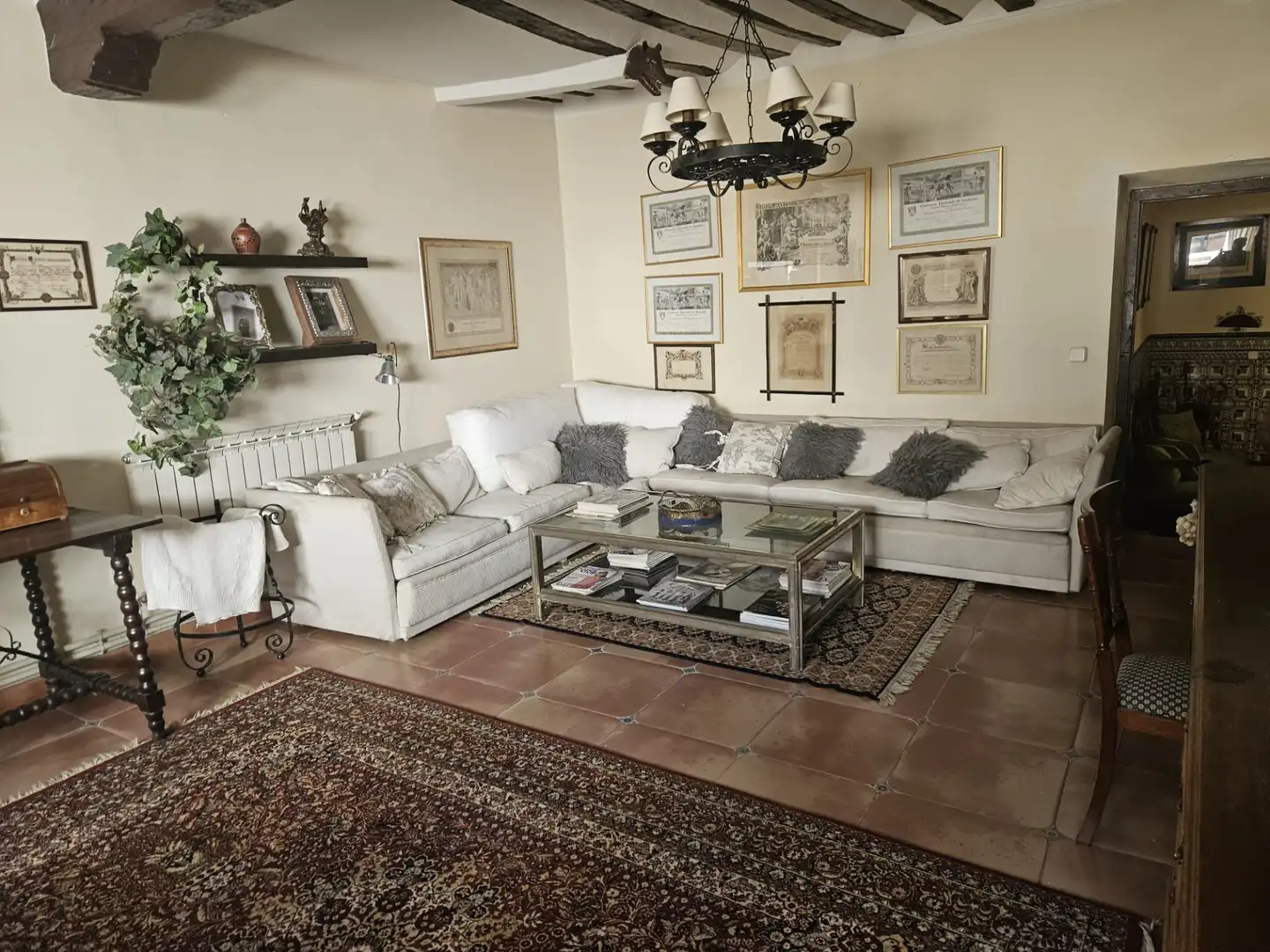 Sala de estar de Casa adosada en venta en Driebes con Calefacción, Jardín privado y Terraza