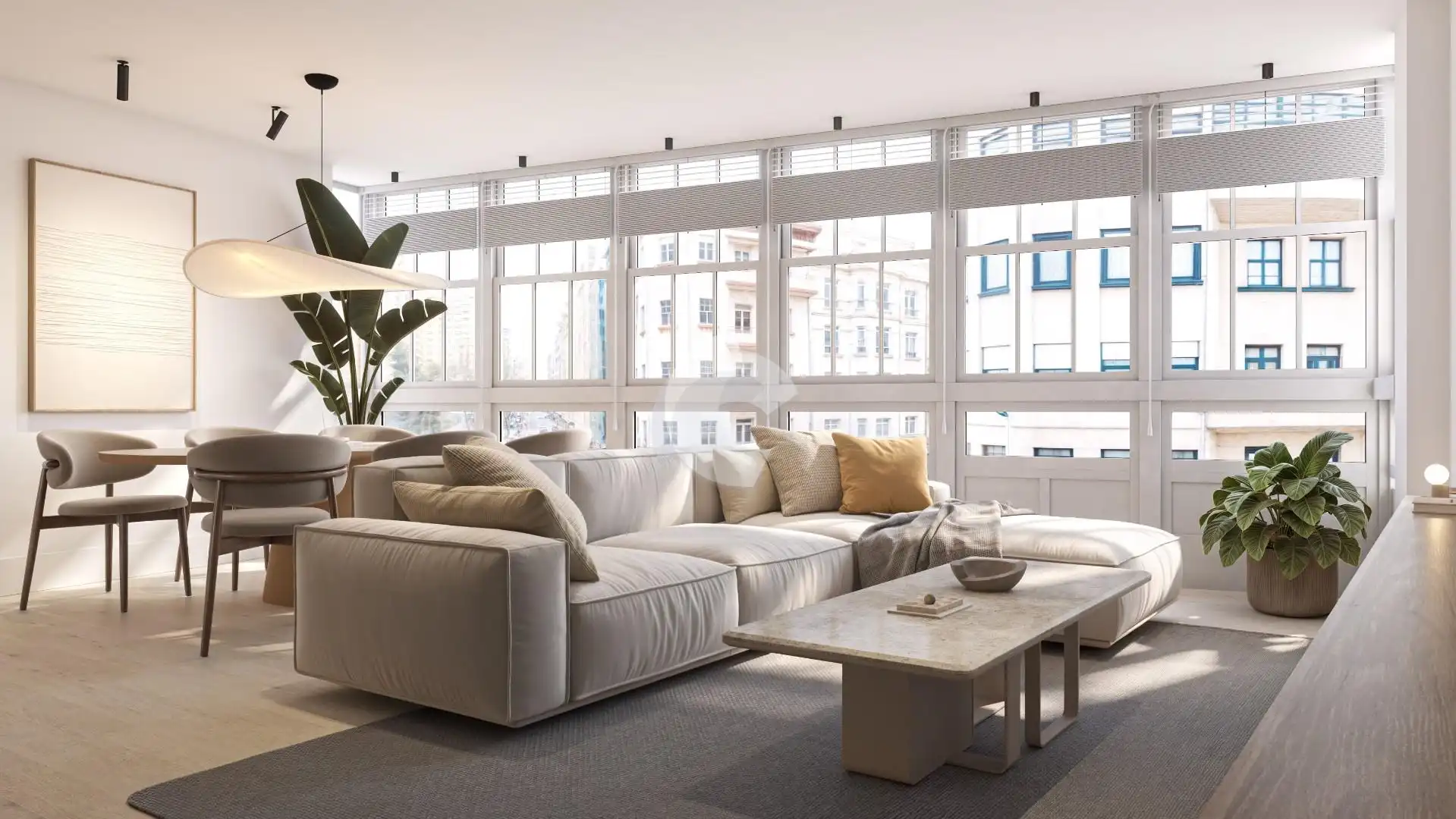 Sala de estar de Piso en venta en A Coruña Capital  con Calefacción, Terraza y Trastero