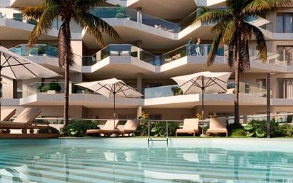 Swimming pool of Planta baja for sale in Mijas  with Air Conditioner, Heating and Private garden