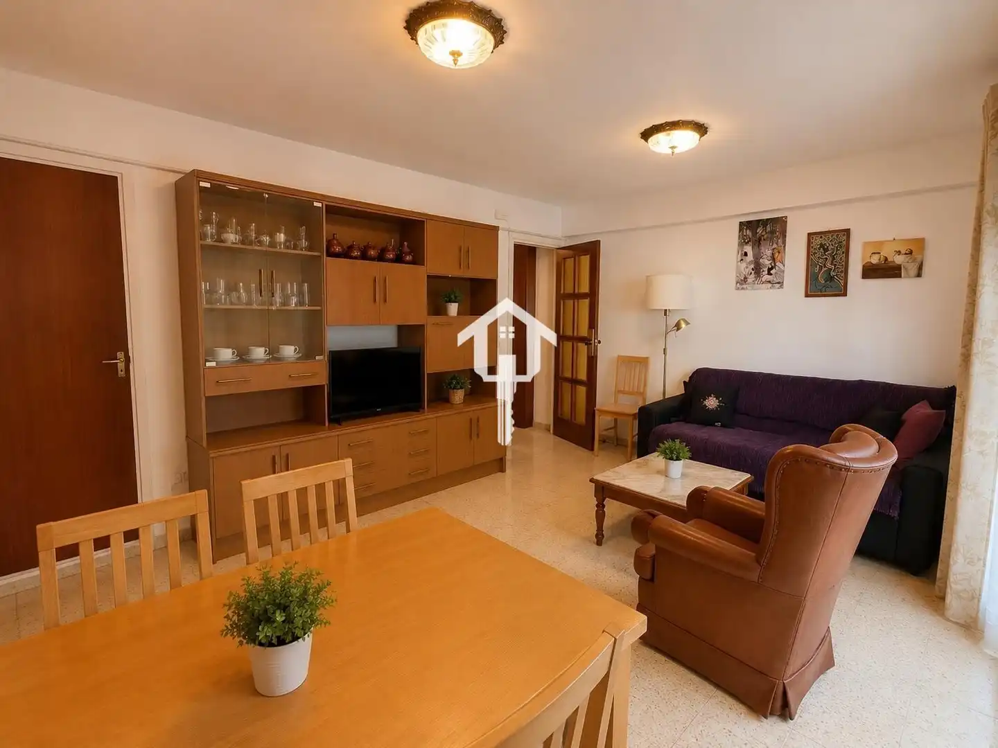 Sala d'estar de Pis en venda en Alicante / Alacant amb Aire condicionat i Balcó
