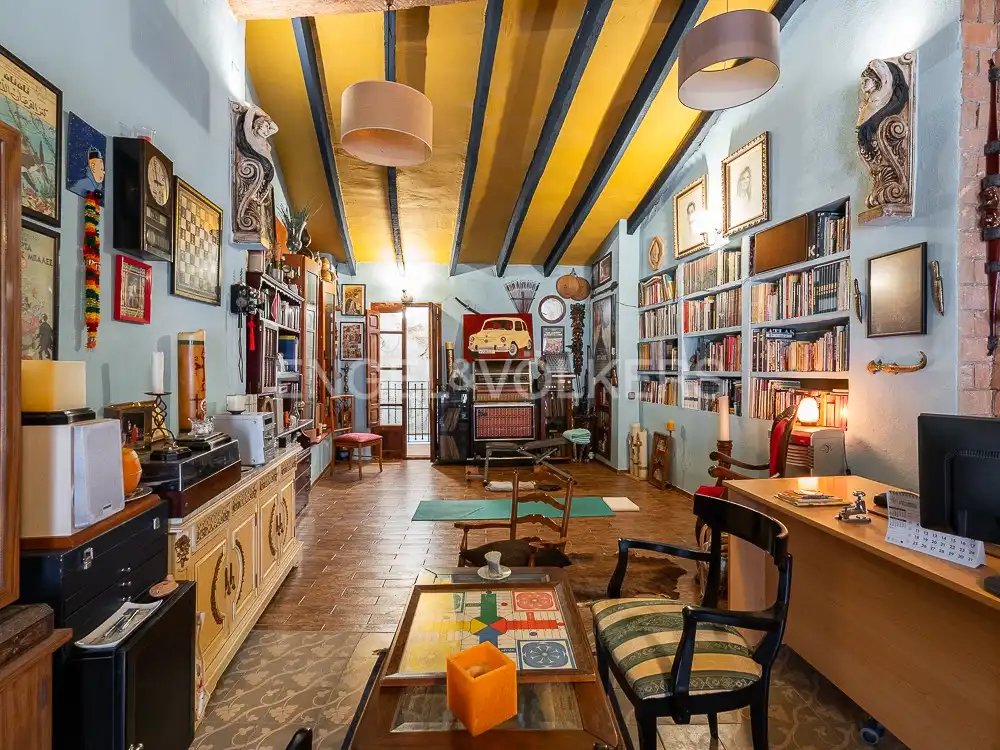 Sala d'estar de Casa o xalet en venda en Albalat de la Ribera amb Aire condicionat, Calefacció i Terrassa