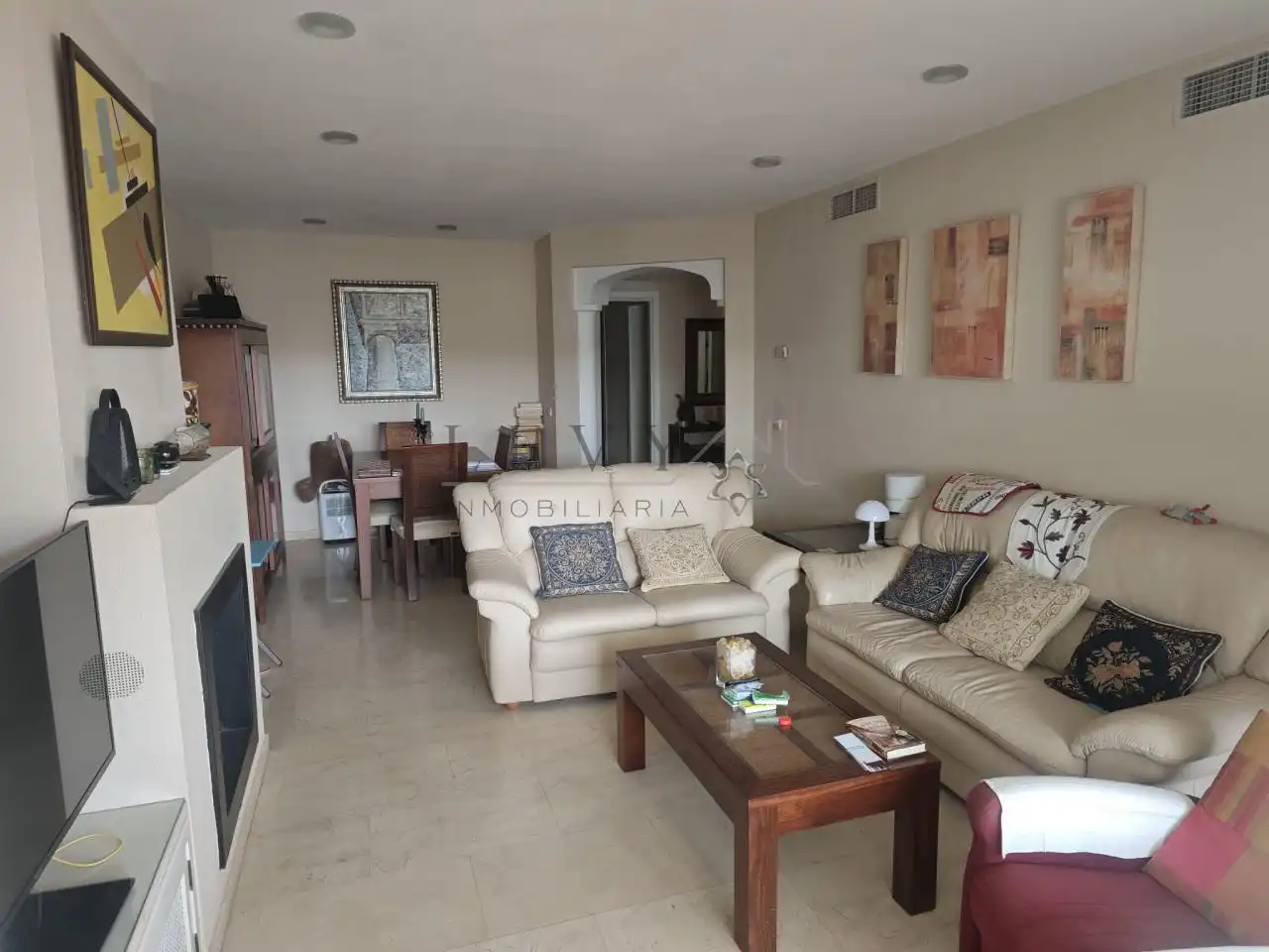 Living room of Flat for sale in Marbella  with Air Conditioner, Heating and Terrace