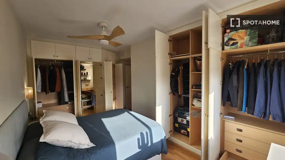 Bedroom of Flat for rent in Murcia  with Air Conditioner, Heating and Furnished