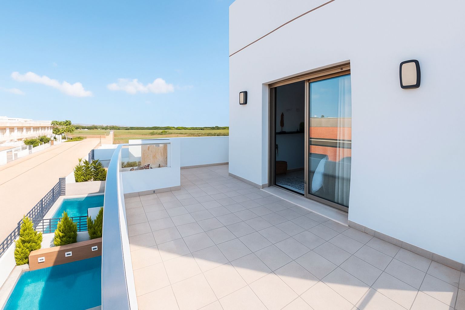 Terrace of House or chalet for sale in Los Alcázares  with Air Conditioner, Heating and Private garden