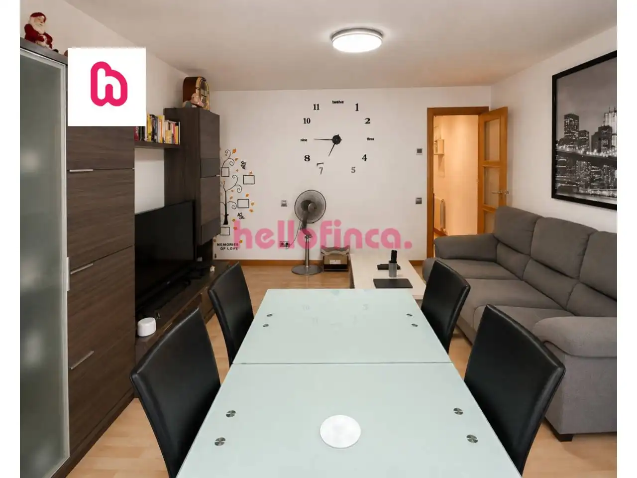 Living room of Flat for sale in Ripollet  with Heating, Parquet flooring and Storage room
