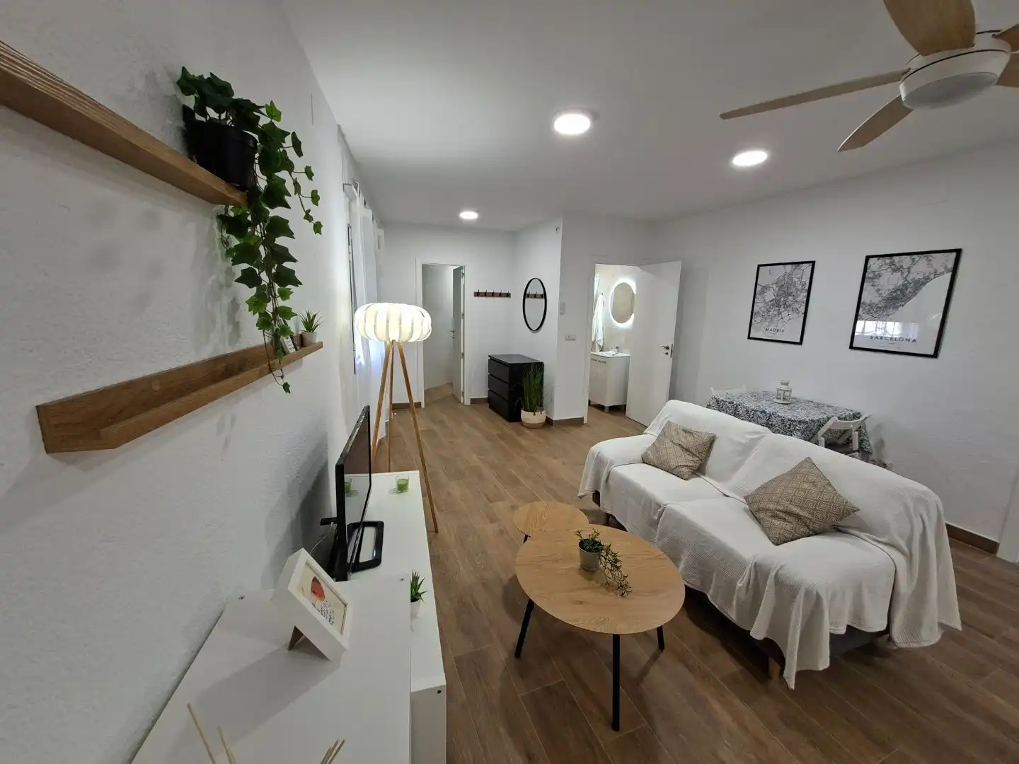Sala de estar de Casa o chalet de alquiler en Mota del Cuervo, Cuenca
