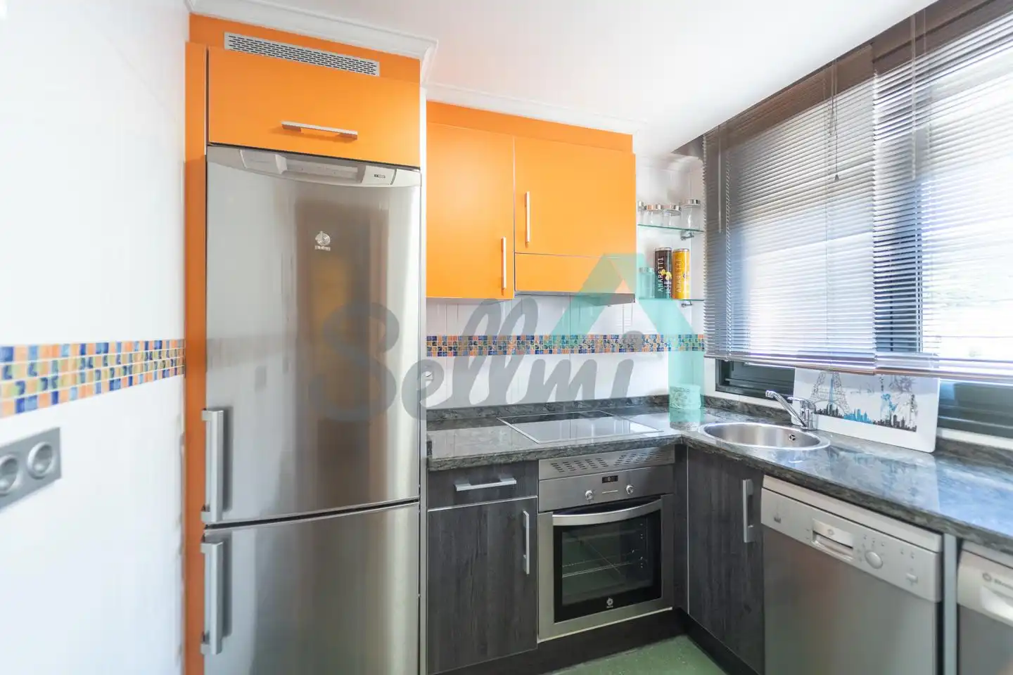Kitchen of Flat for rent in Oviedo   with Heating, Parquet flooring and Terrace