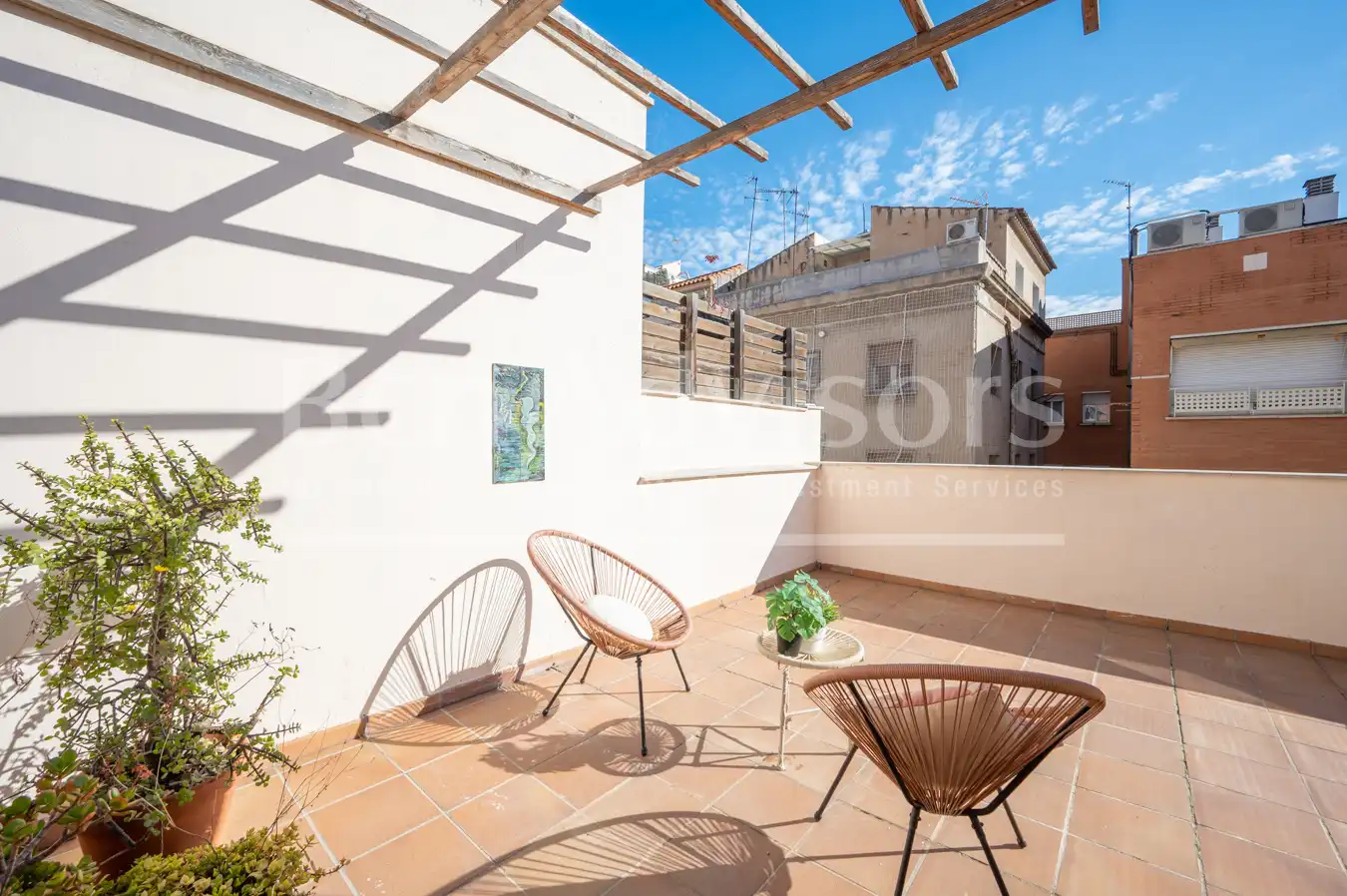 Terrassa de Casa o xalet en venda en Barcelona amb Aire condicionat, Parquet i Terrassa