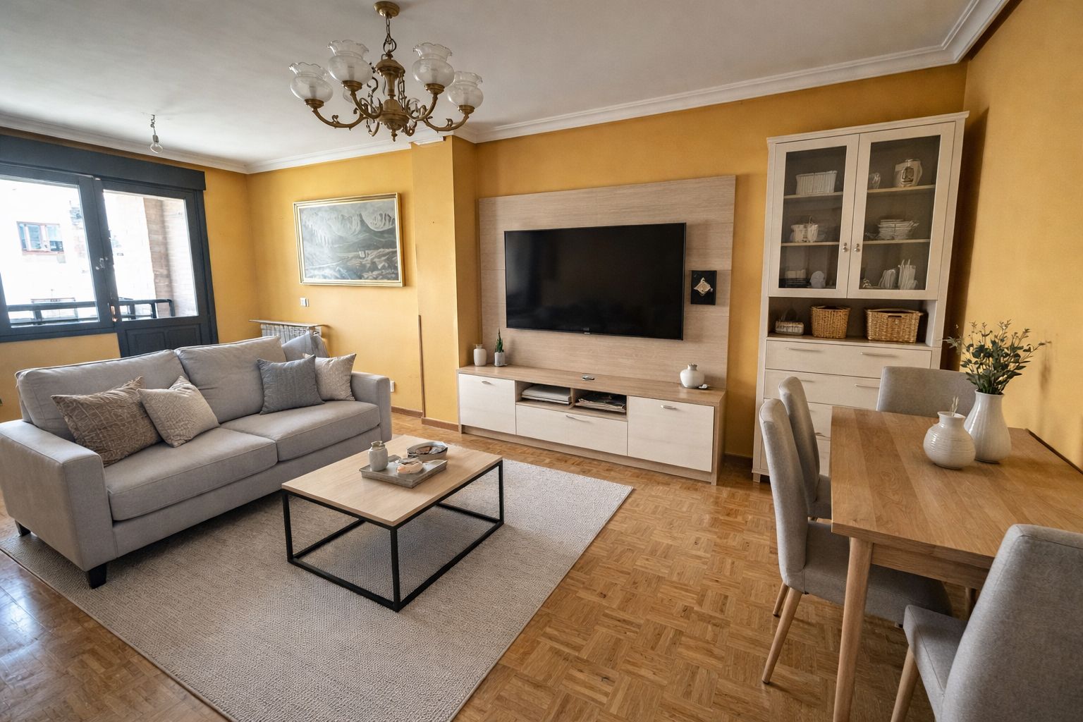 Sala d'estar de Pis en venda en Lena amb Traster