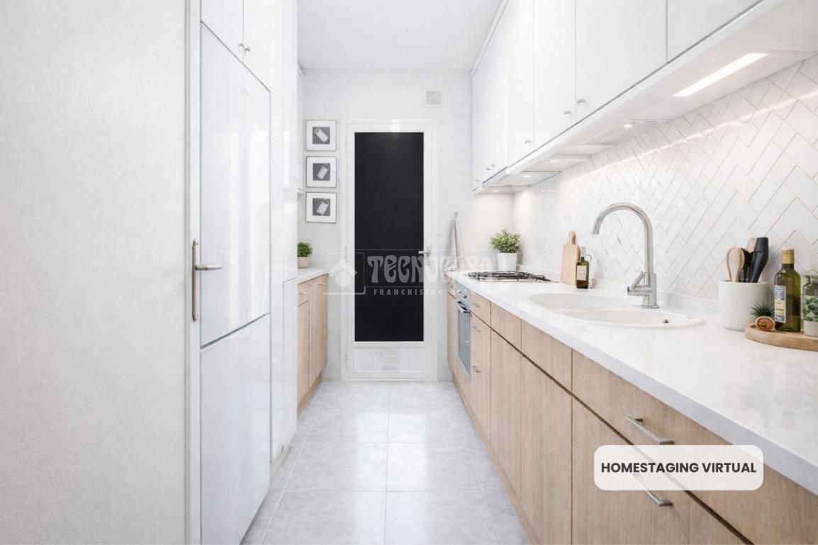 Kitchen of Flat for sale in Sant Cugat del Vallès  with Heating