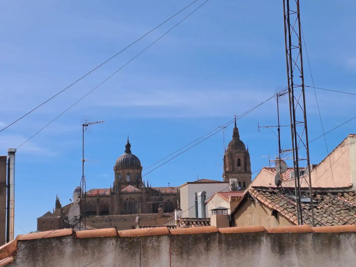 Exterior view of Flat for rent in Salamanca  with Air Conditioner, Heating and Parquet flooring