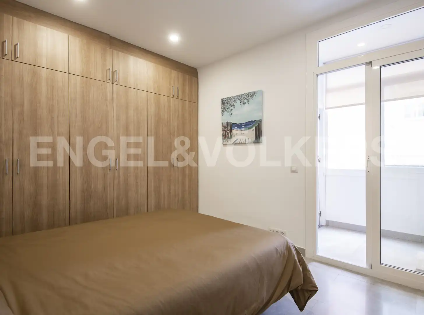 Schlafzimmer von Wohnung zum Verkauf in Barcelona mit Klimaanlage, Heizung und Möbliert