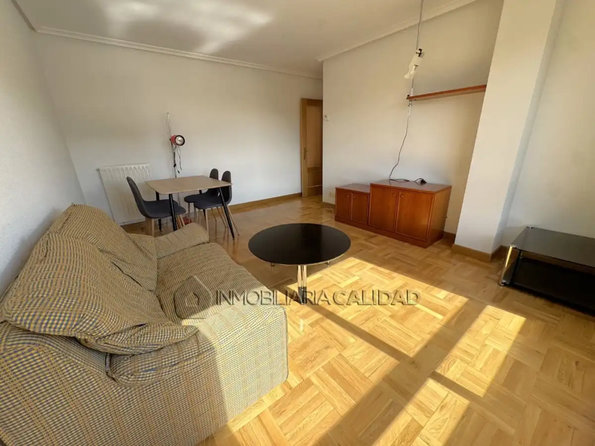 Sala de estar de Piso de alquiler en Burgos con Calefacción, Terraza y Amueblado