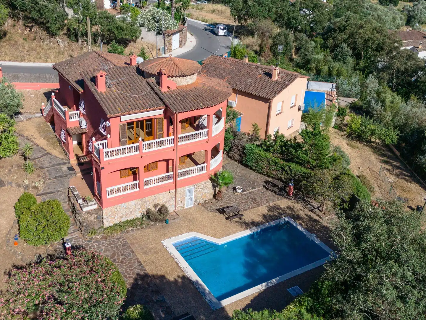 Vista exterior de Casa o xalet en venda en Calonge i Sant Antoni amb Aire condicionat, Calefacció i Jardí privat