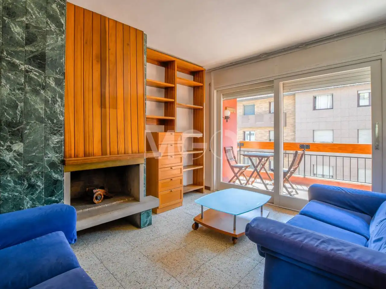 Living room of Flat for sale in Vic  with Heating, Furnished and Balcony