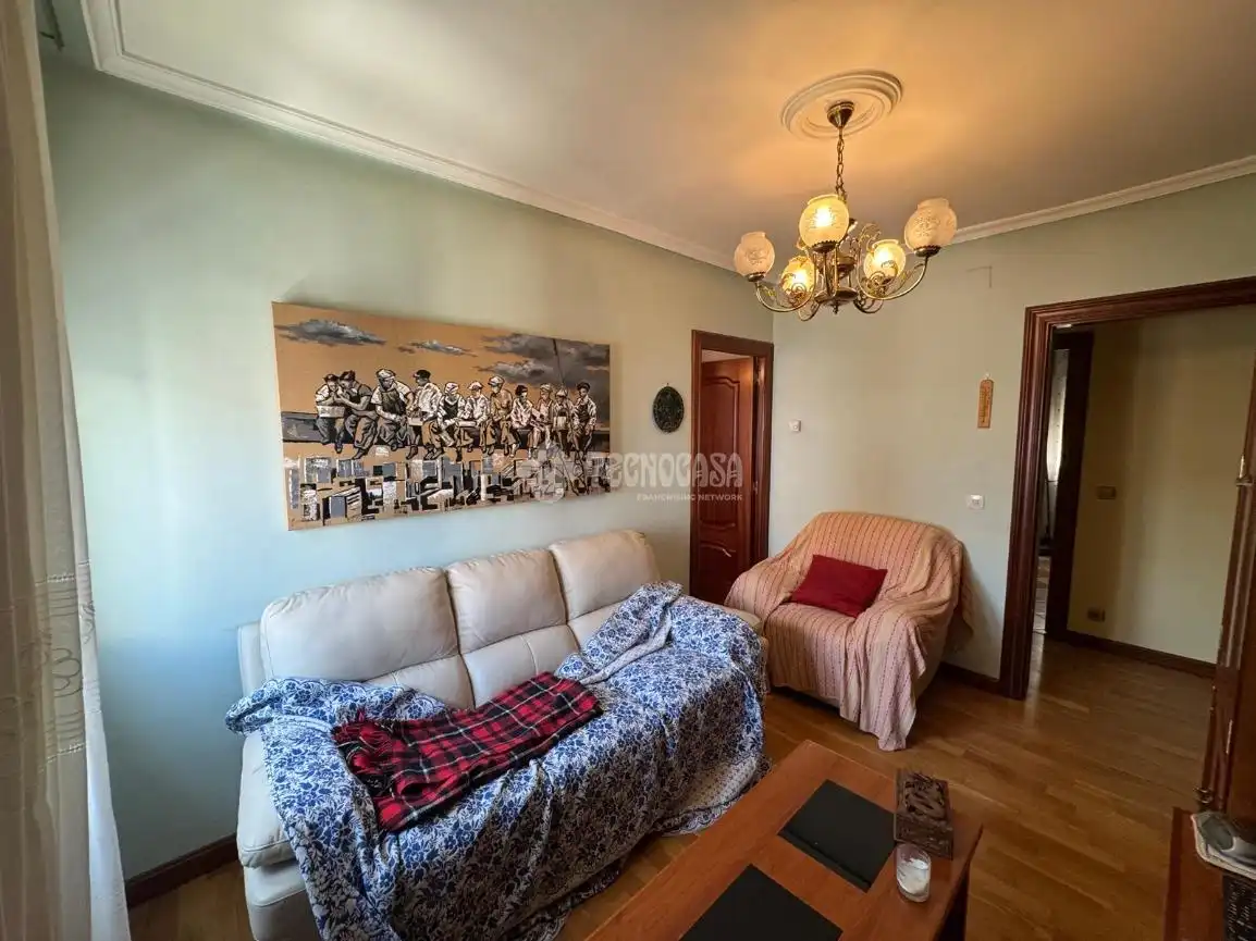 Sala d'estar de Pis en venda en Palencia amb Calefacció i Parquet
