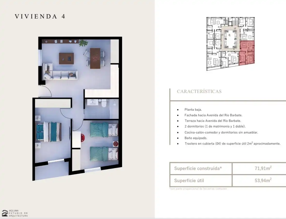 Apartamento en venta en Barbate con Trastero