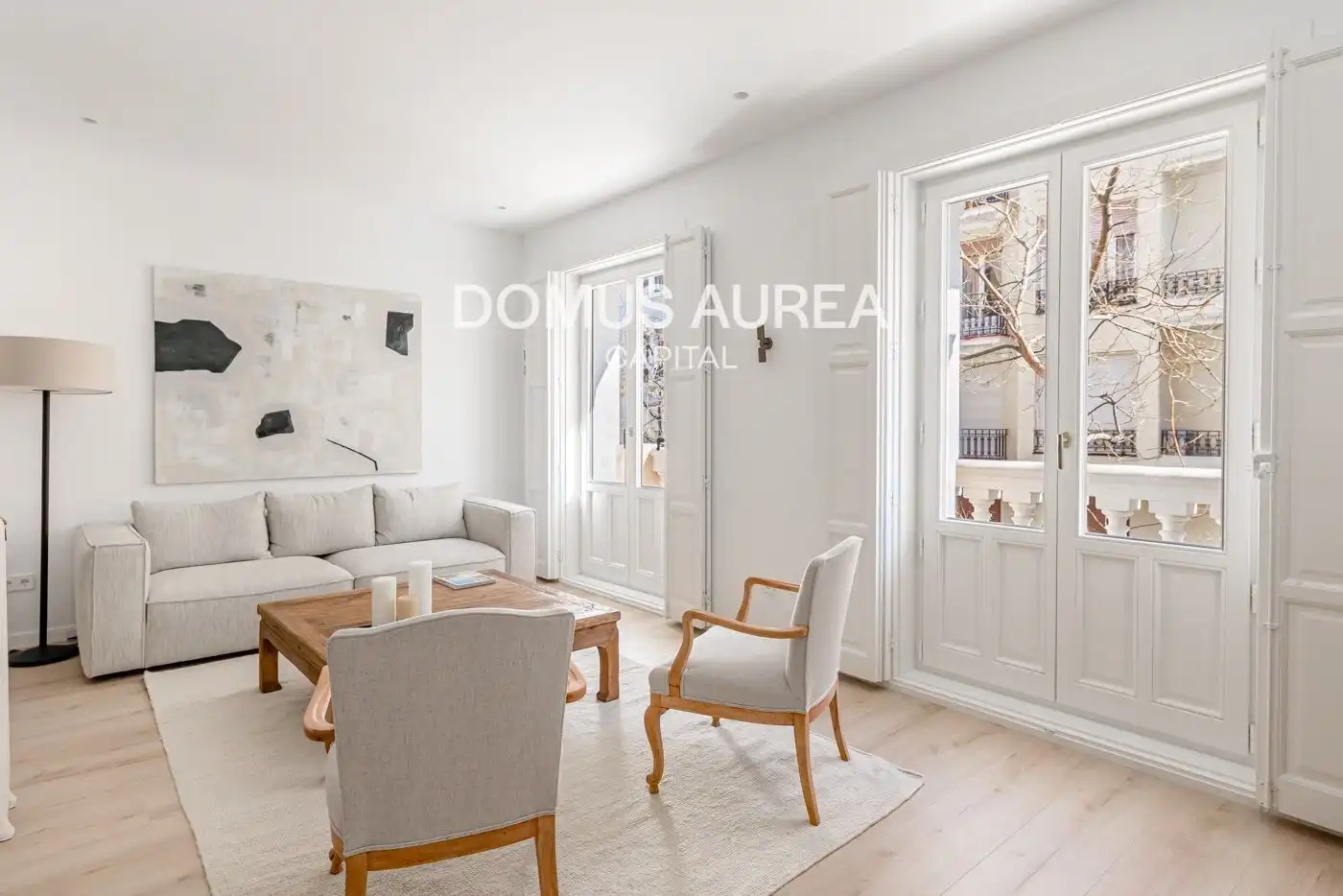 Sala de estar de Piso en venta en Madrid con Aire acondicionado, Calefacción y Parquet