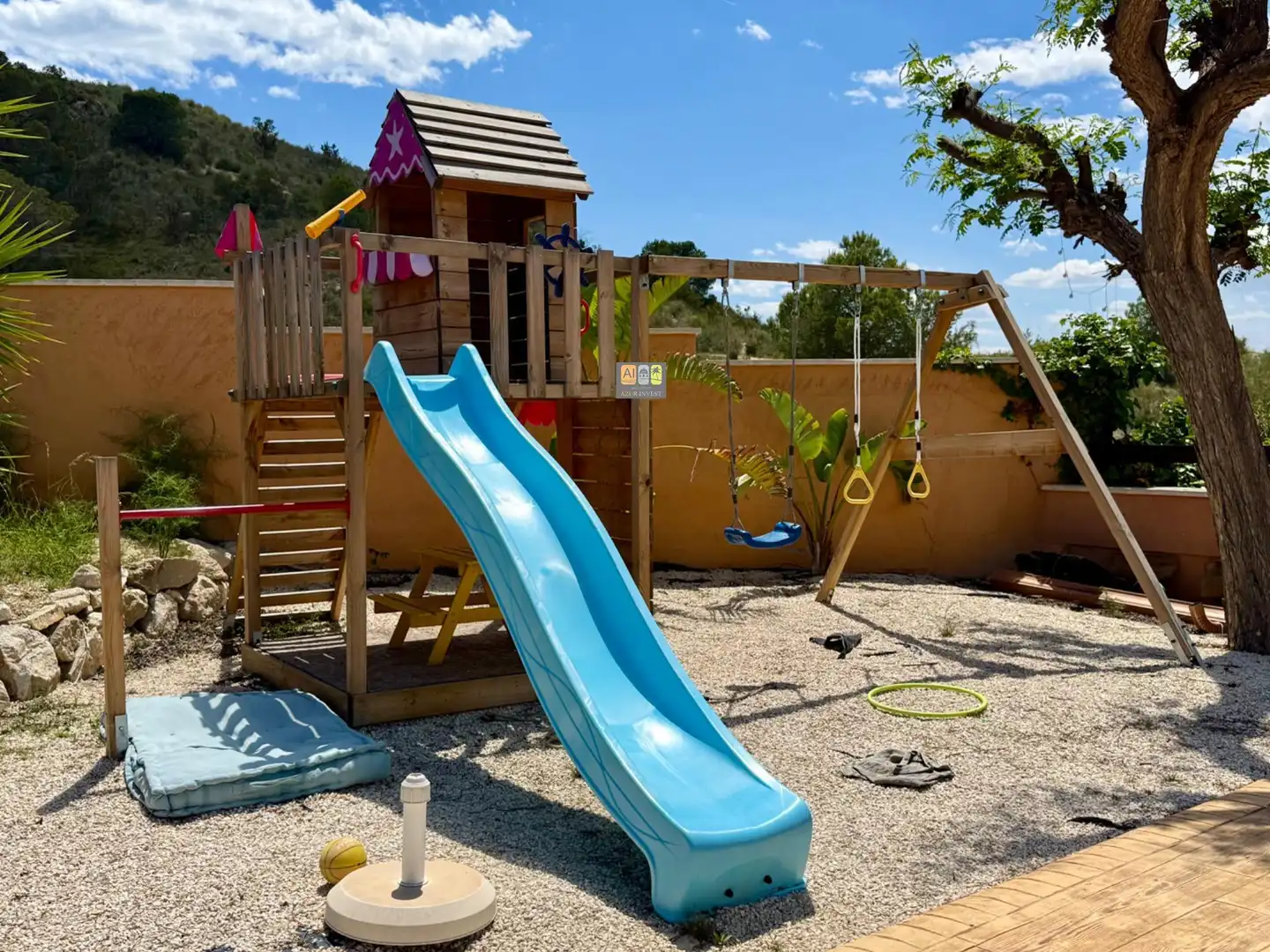 Garden of Houses for rent in Busot  with Air Conditioner, Private garden and Terrace