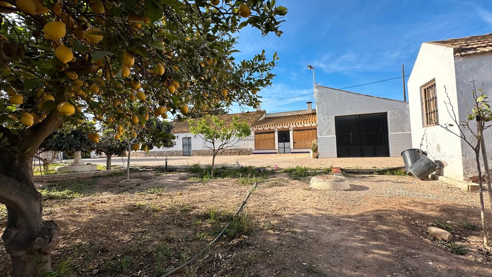 Vista exterior de Finca rústica en venda en  Murcia Capital amb Aire condicionat, Moblat i Forn