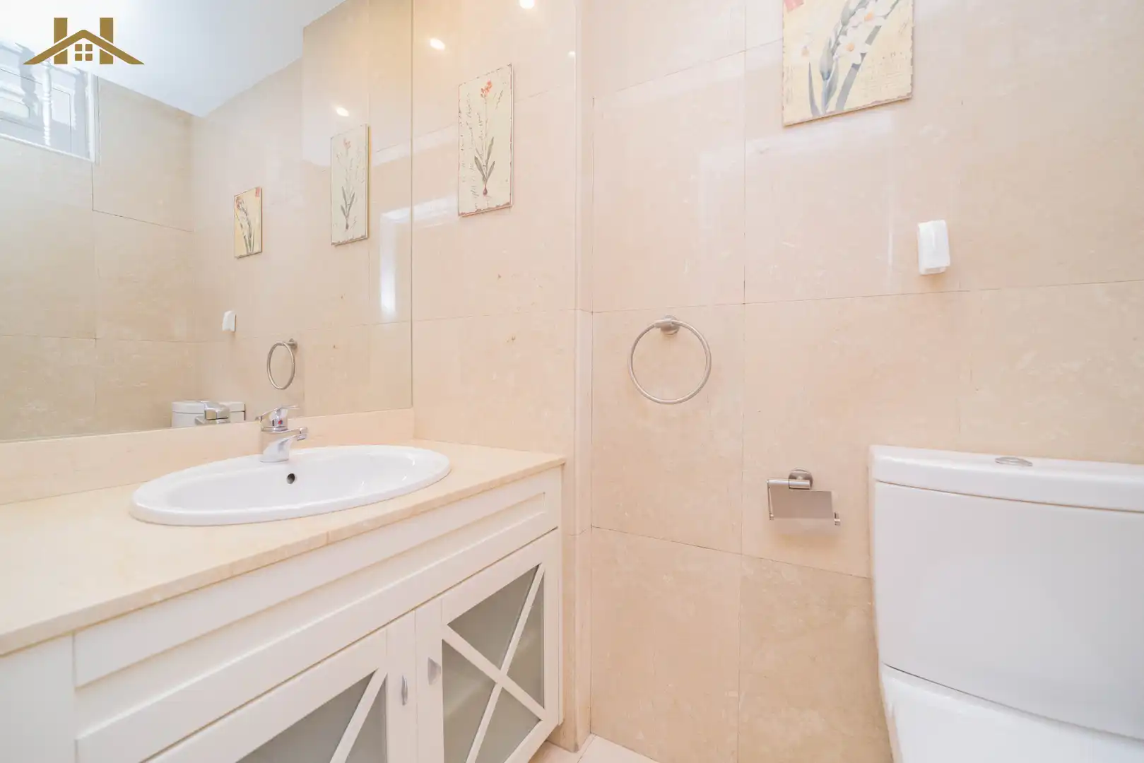 Bathroom of Houses for rent in Boadilla del Monte  with Air Conditioner, Heating and Private garden