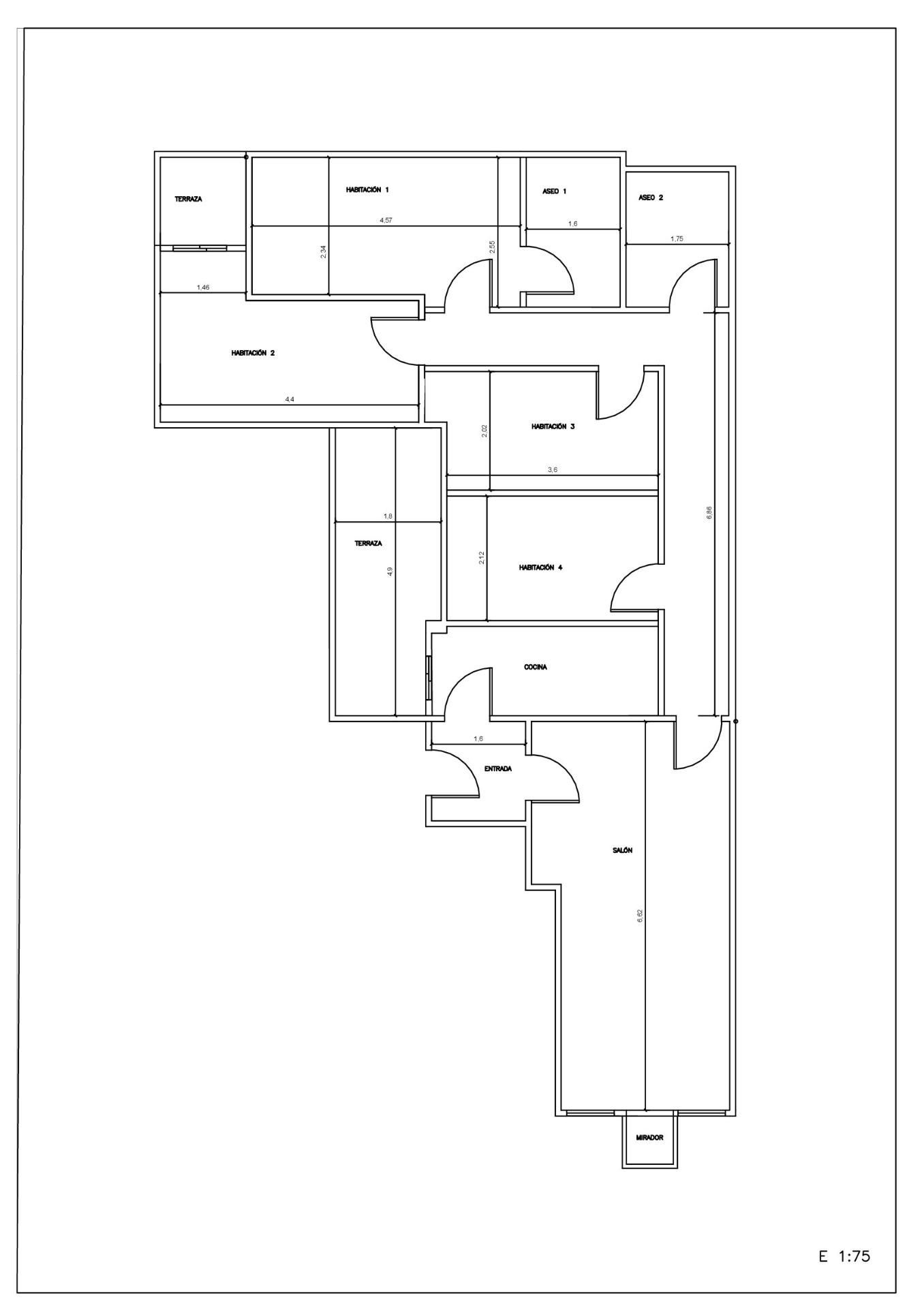 Flat for sale in  Valencia Capital  with Air Conditioner, Parquet flooring and Terrace