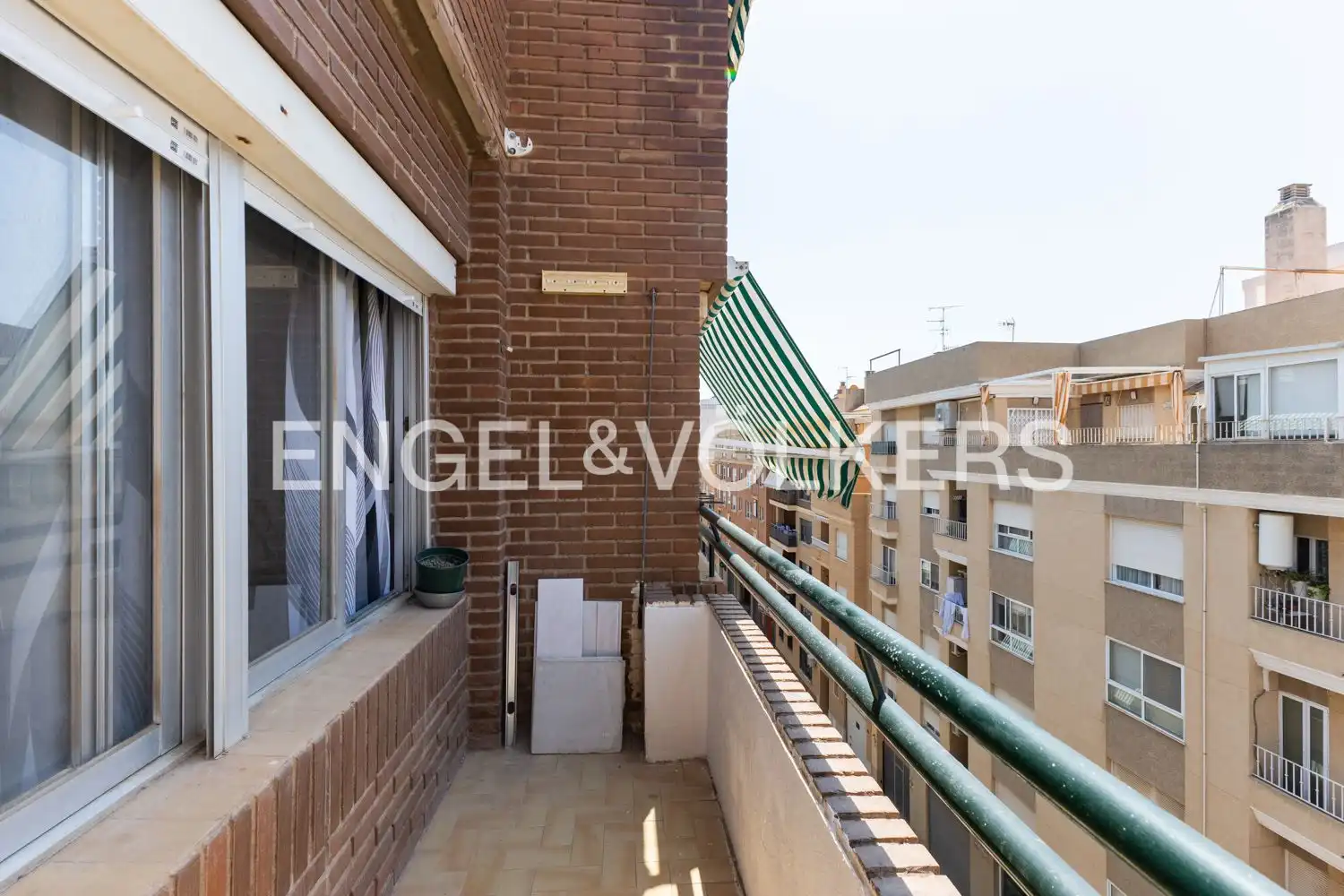 Balcony of Flat for rent in Sagunto / Sagunt  with Air Conditioner, Heating and Parquet flooring