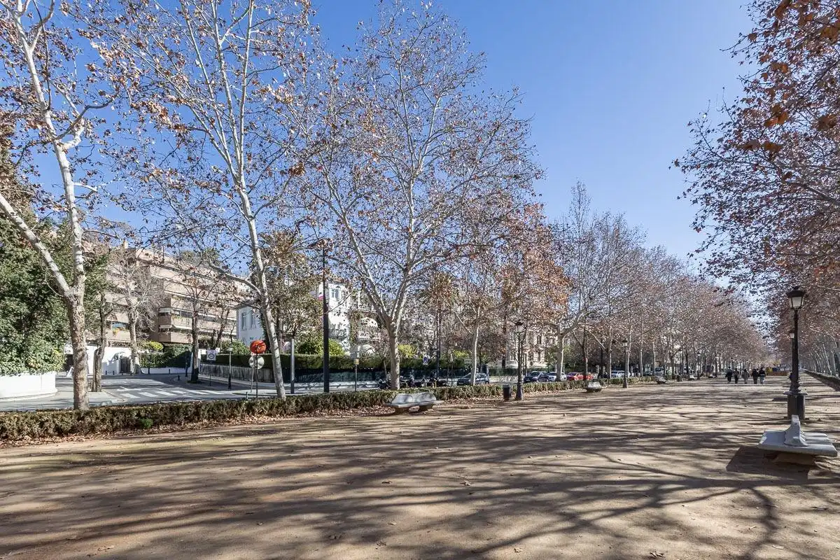 Exterior view of Flat for sale in Granada  with Private garden, Storage room and Community pool