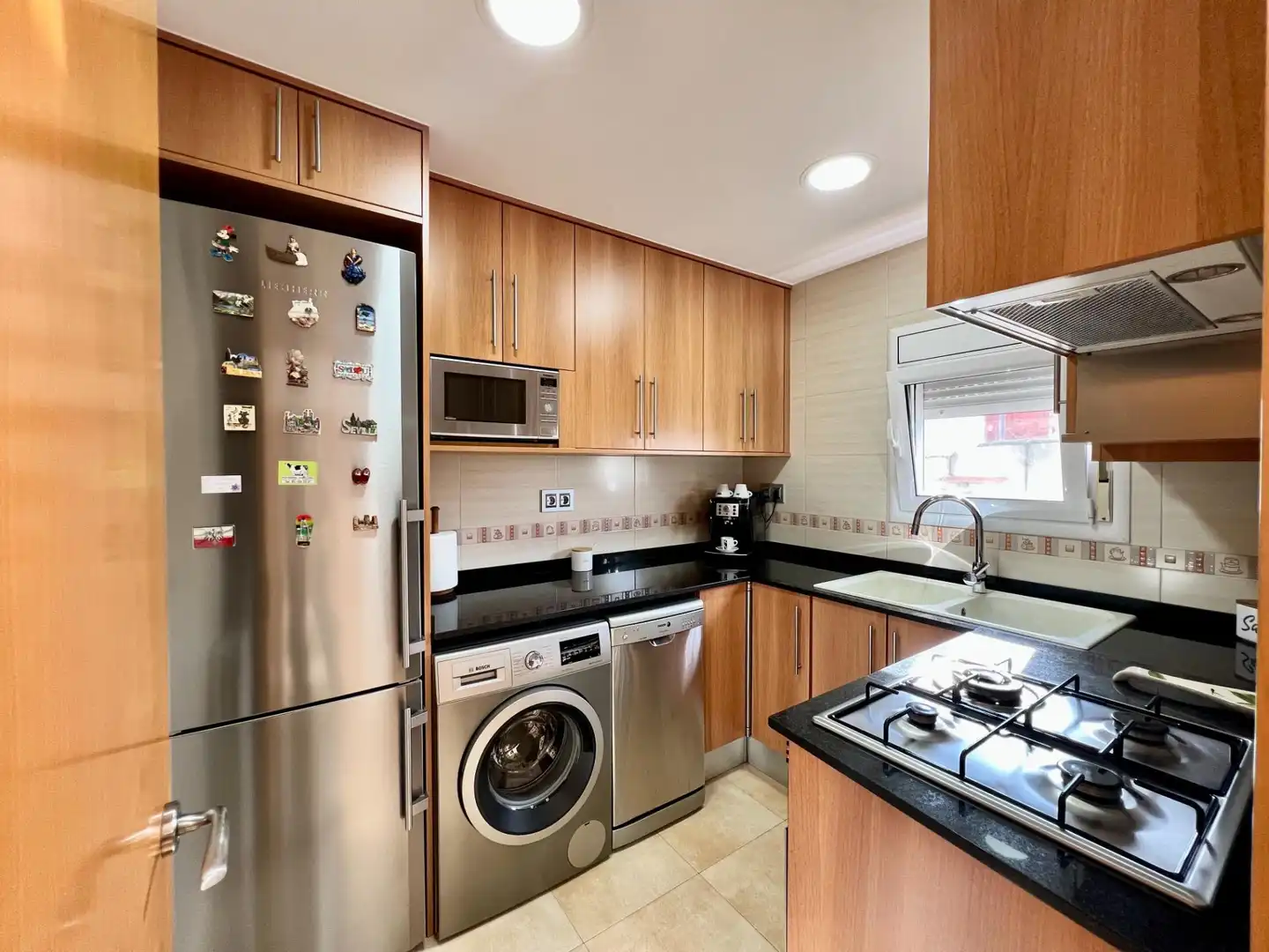 Kitchen of Flat for sale in Sabadell  with Air Conditioner