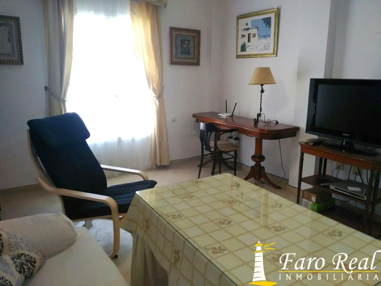 Living room of Detached homes for rent in Sanlúcar de Barrameda  with Air Conditioner, Private garden and Swimming Pool