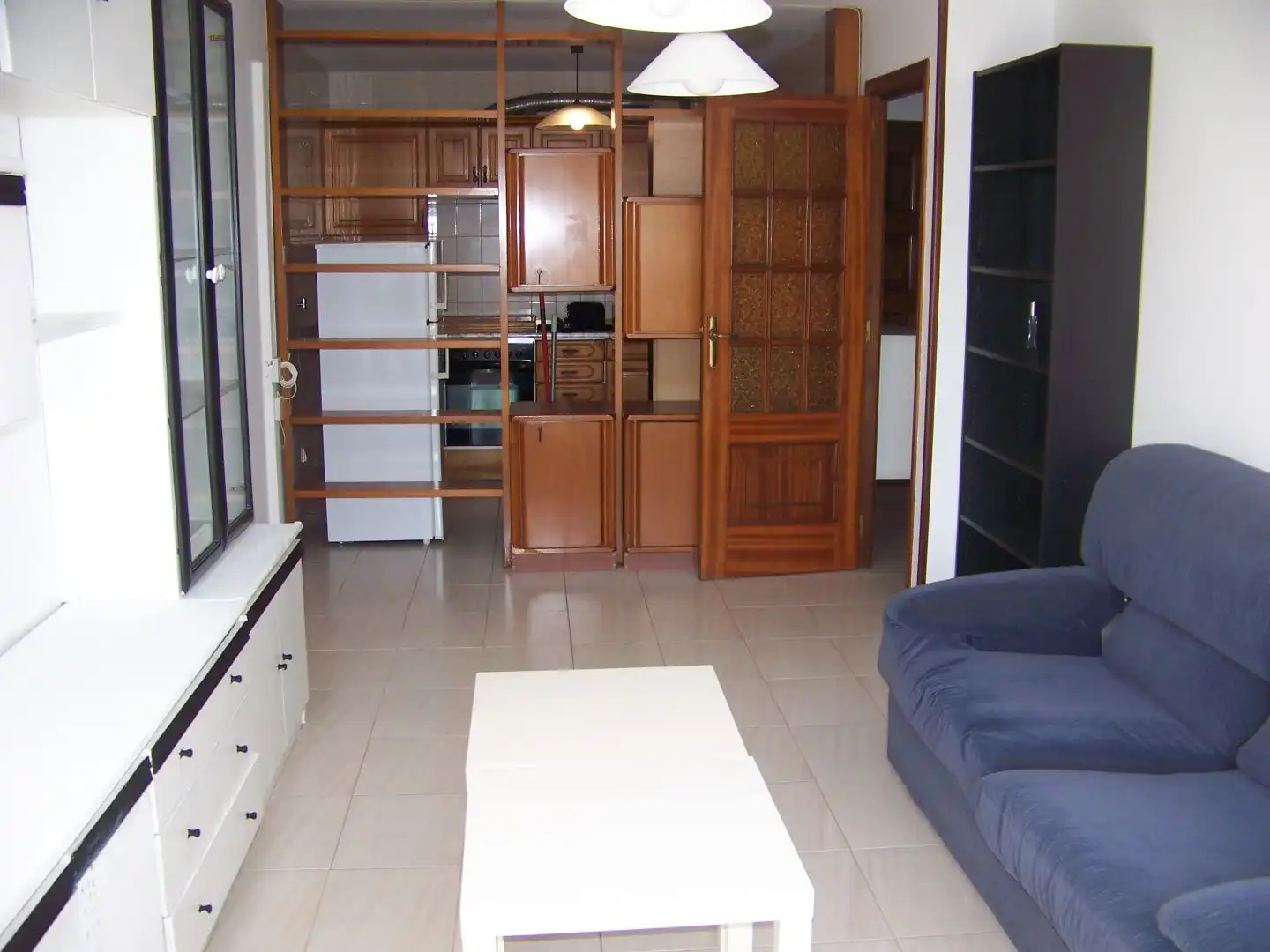 Sala d'estar de Apartament en venda en A Coruña Capital  amb Parquet, Traster i Moblat
