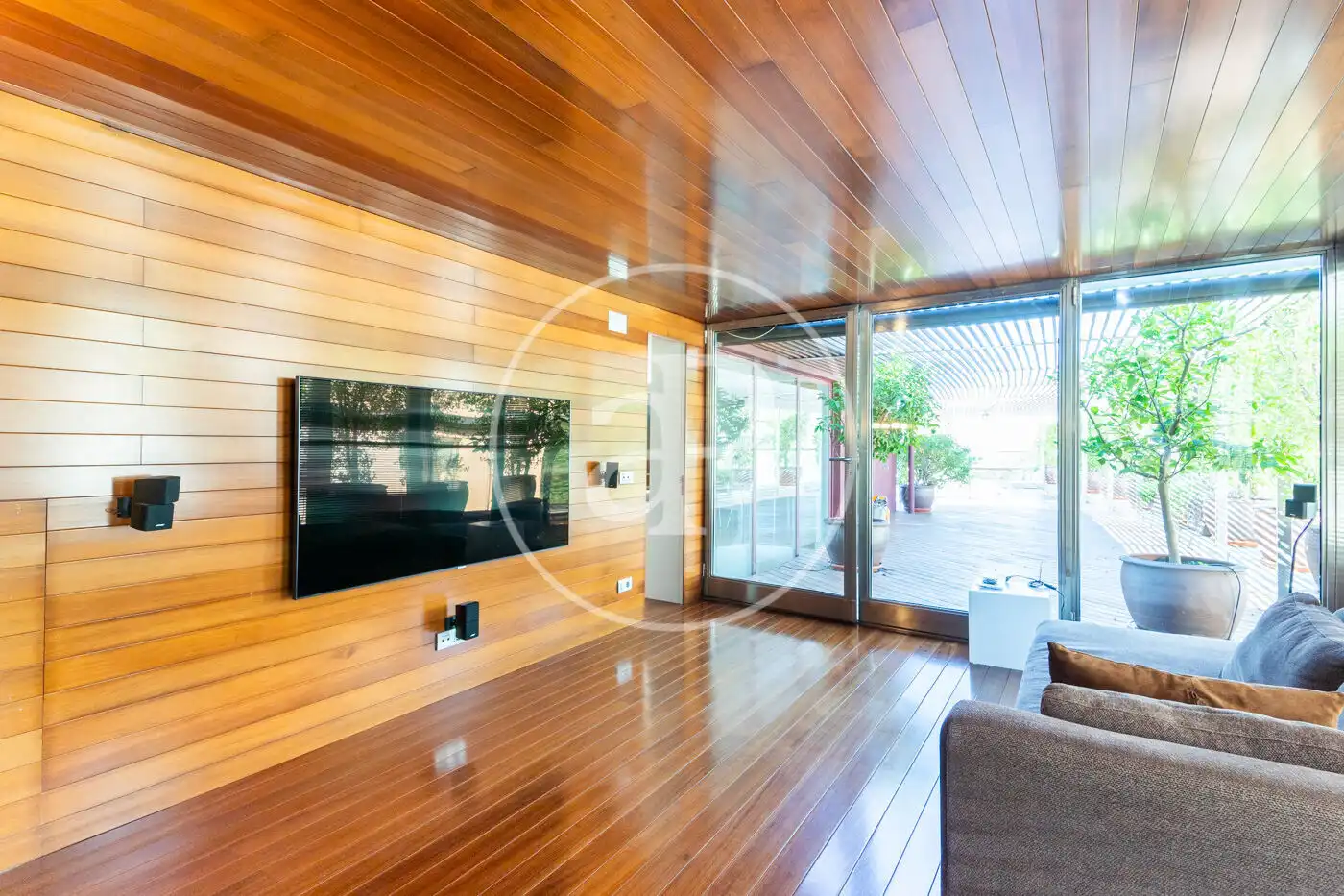 Living room of Flat for rent in Barcelona  with Air Conditioner, Heating and Terrace