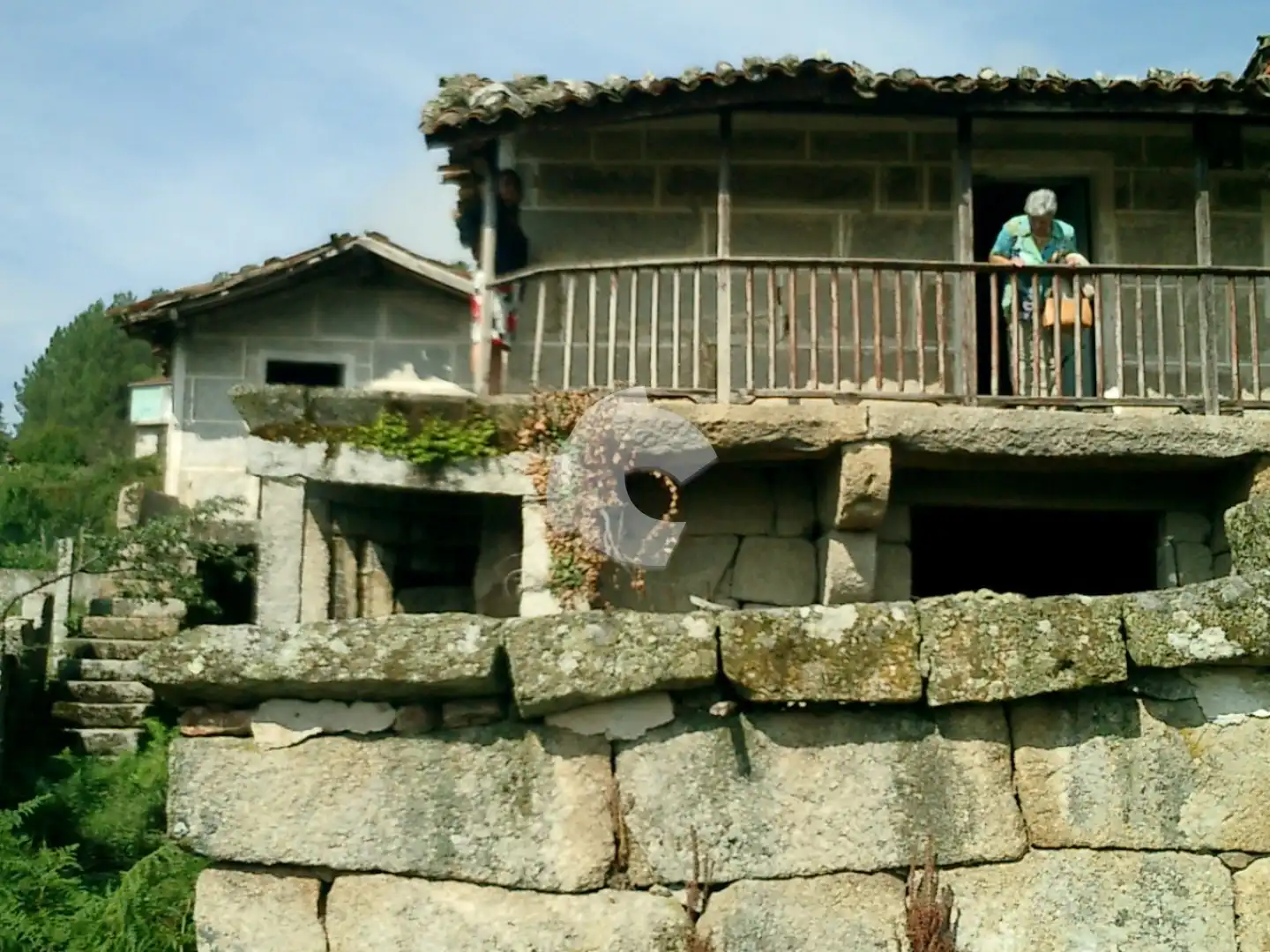 Vista exterior de Casa adosada en venta en Taboadela con Jardín privado
