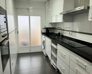 Kitchen of Flat to rent in  Valencia Capital  with Air Conditioner and Balcony