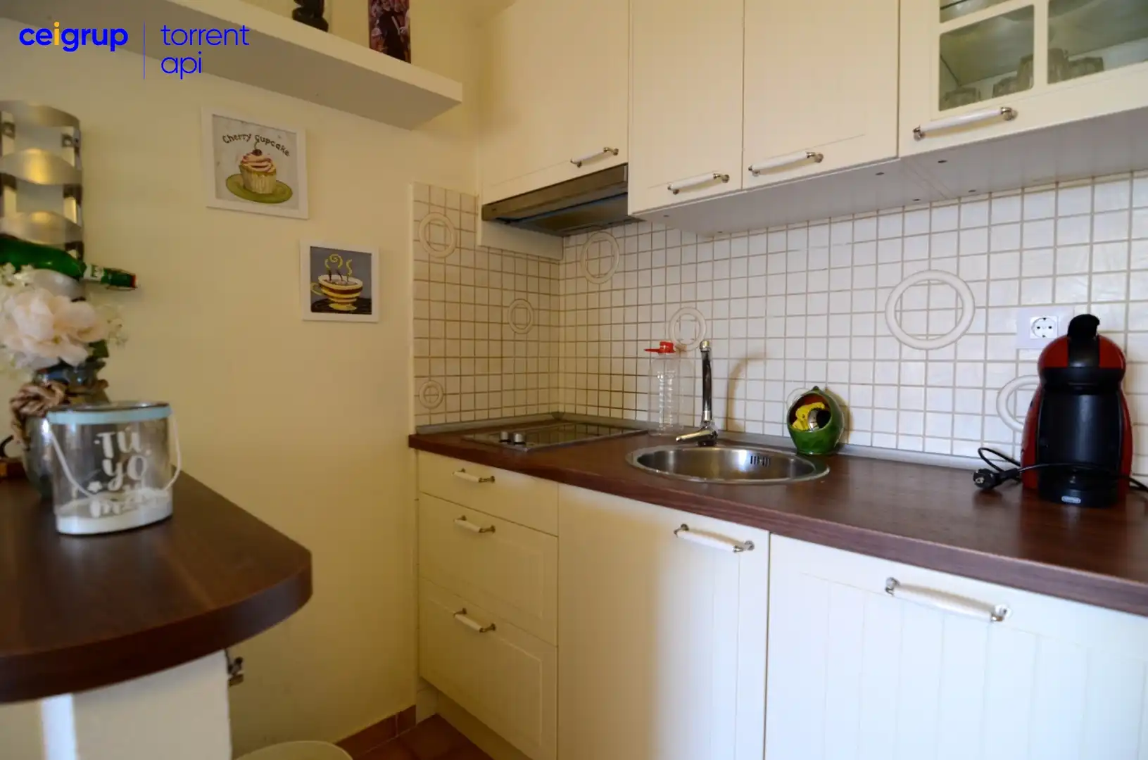 Kitchen of Flat for sale in L'Estartit  with Terrace, Swimming Pool and Furnished