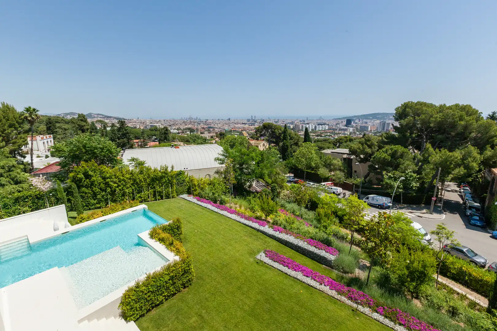Garden of Houses for sale in Barcelona  with Air Conditioner, Heating and Private garden