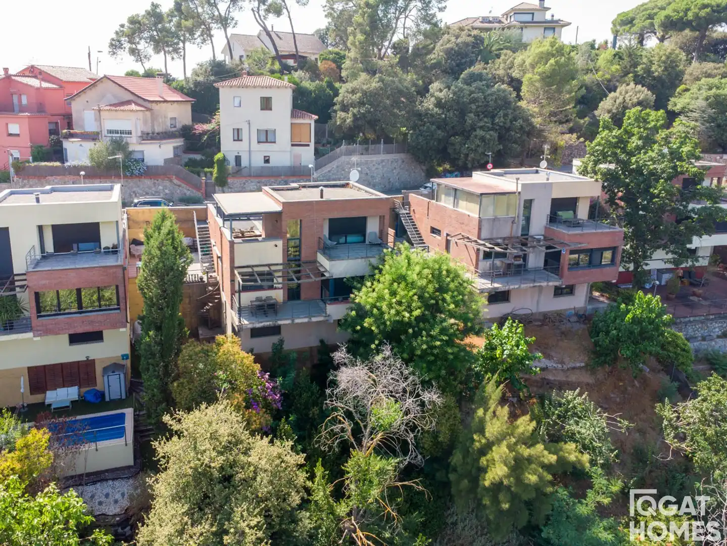 Vista exterior de Casa o chalet en venta en Sant Cugat del Vallès con Calefacción, Terraza y Trastero