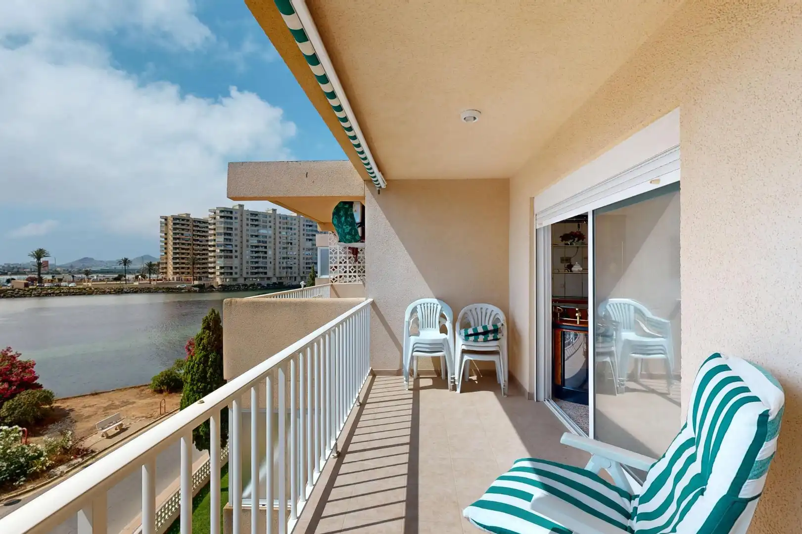 Balcony of Apartments for sale in La Manga del Mar Menor  with Terrace and Community pool