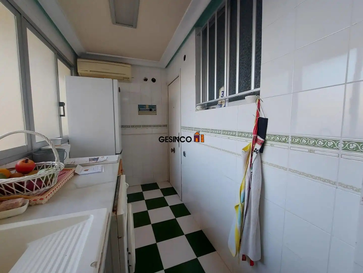 Küche von Wohnung zum Verkauf in Xàtiva mit Balkon