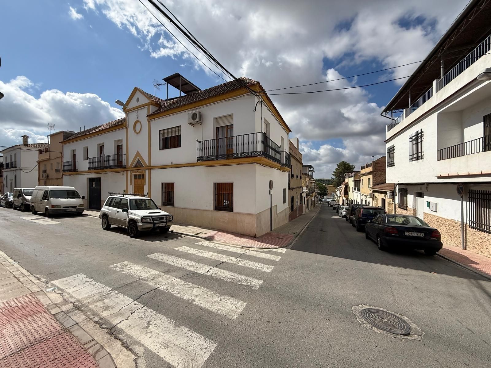 Exterior view of House or chalet for sale in Puente Genil  with Air Conditioner, Private garden and Terrace