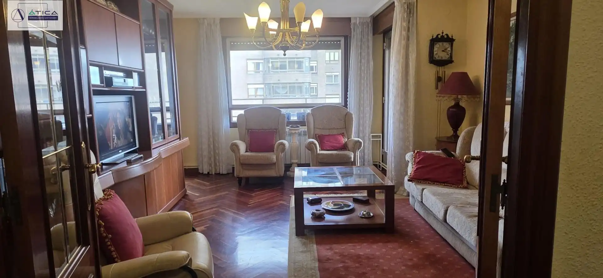 Living room of Flat for sale in Santander  with Heating, Terrace and Storage room