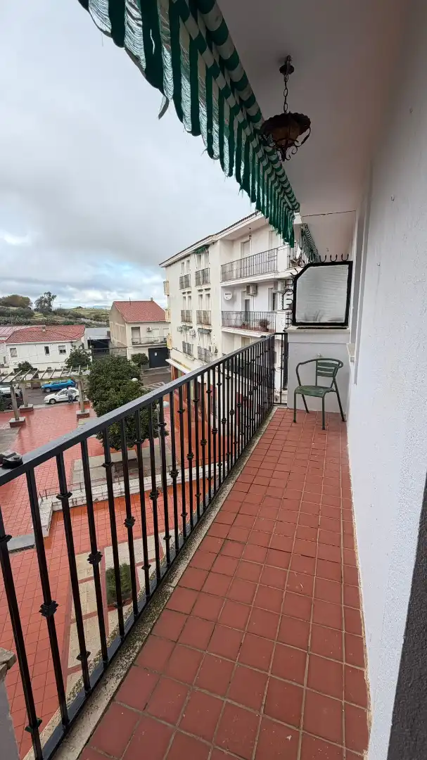 Balcony of Flat for rent in Castuera  with Furnished, Oven and Washing machine
