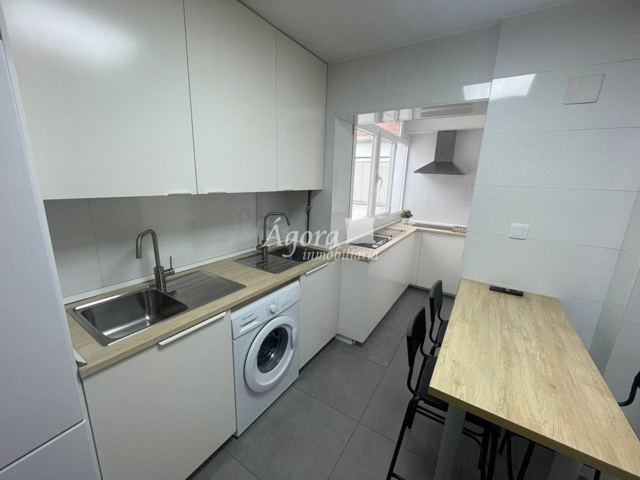 Kitchen of Flat to rent in Valladolid Capital  with Heating, Parquet flooring and Furnished