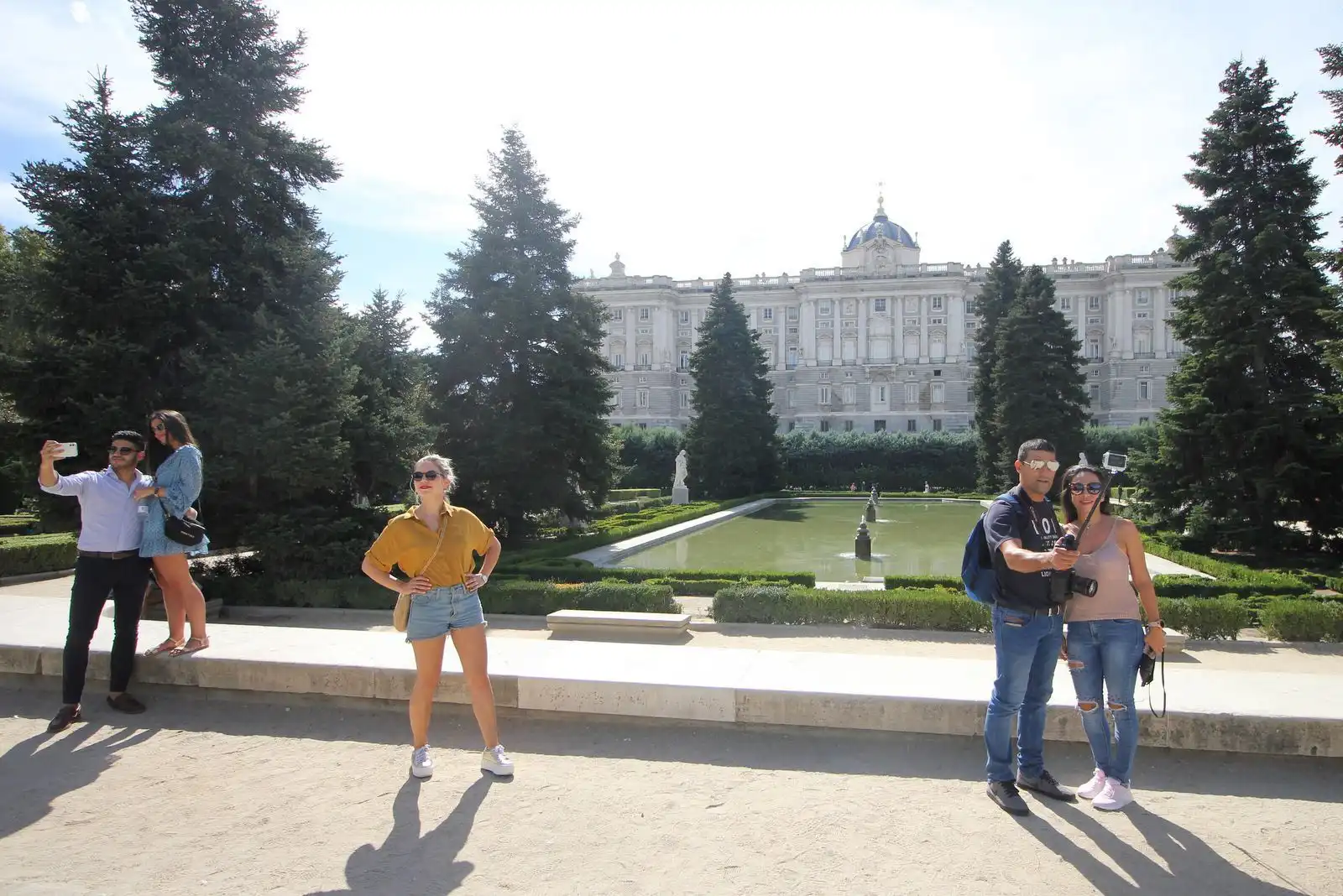 Garden of Flat for rent in Madrid  with Air Conditioner, Heating and Terrace