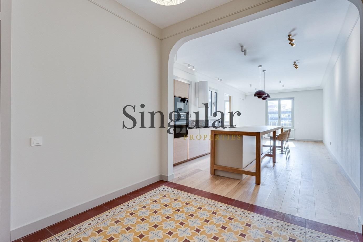Dining room of Flat for sale in  Barcelona Capital  with Air Conditioner, Heating and Terrace