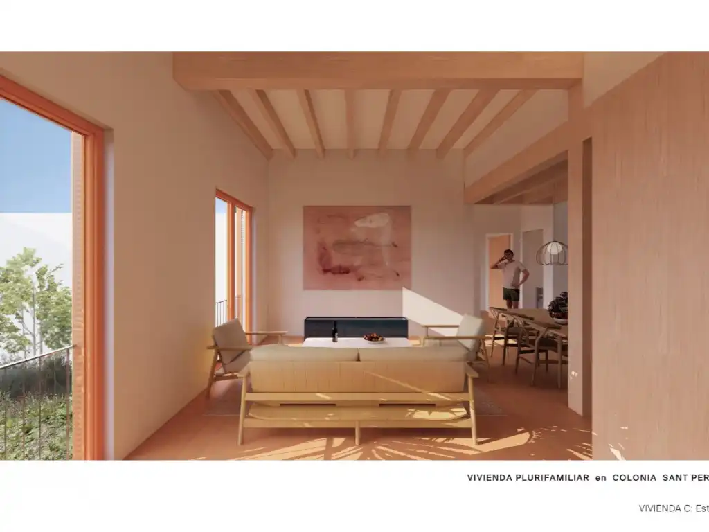 Wohnzimmer von Erdgeschoss zum Verkauf in Artà mit Klimaanlage, Terrasse und Schwimmbad